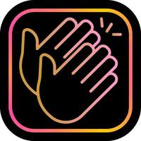 Clapping Hands Icon Design vector