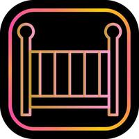 Nursery Cots Icon Design vector