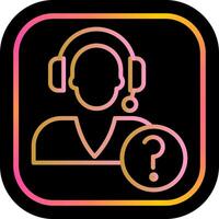 Help Request Icon Design vector