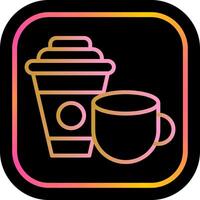 Coffee or Tea Icon Design vector