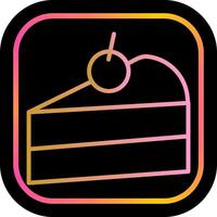 Cake Slice Icon Design vector