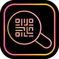 QR Code App Icon Design vector