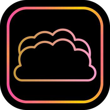 diseño de icono de nube vector