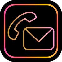 Support Email Icon Design vector