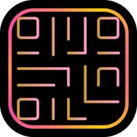 QR Code Icon Design vector
