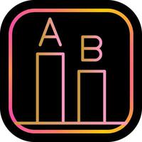 AB Testing Icon Design vector