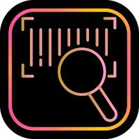 Barcode Database Icon Design vector