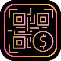 QR Code Payment Icon Design vector