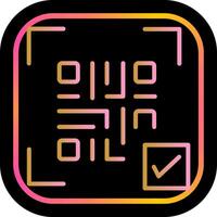 QR Code Link Icon Design vector