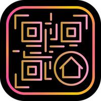 QR Code Menu Icon Design vector