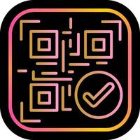 Barcode Verification Icon Design vector