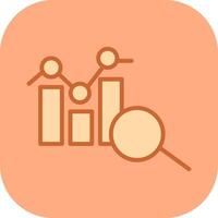 Data Analytics Icon Design vector