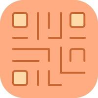 QR Code Icon Design vector