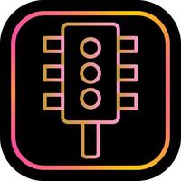 Traffic Light Icon Design vector