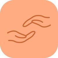 Supportive Hand Icon Design vector