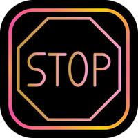 Stop Sign Icon Design vector