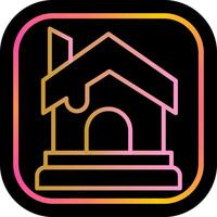 Snowhouse Icon Design vector