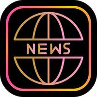 News Website Icon Design vector
