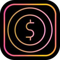 Coin Icon Design vector