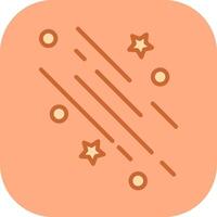 Party Streamers Icon Design vector