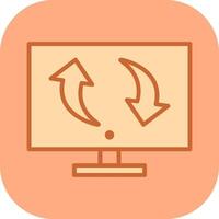Migrate Icon Design vector