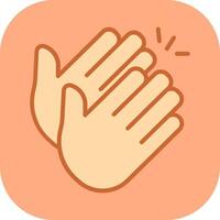 Clapping Hands Icon Design vector