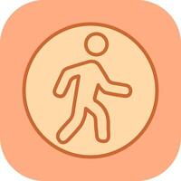 Person Walking Icon Design vector