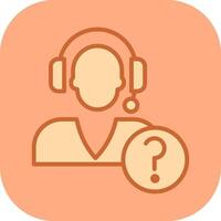 Help Request Icon Design vector