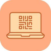 QR Code Scanner App Icon Design vector