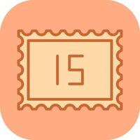 Postage Due Icon Design vector