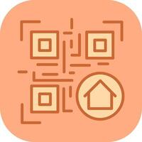 QR Code Menu Icon Design vector