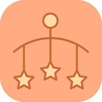 Crib Dreams Icon Design vector