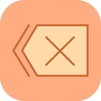 Delete Icon Design vector