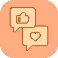 User Feedback Icon Design vector