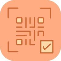 QR Code Link Icon Design vector