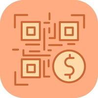 QR Code Payment Icon Design vector