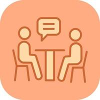 News Interview Icon Design vector