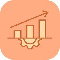 Performance Metrics Icon Design vector