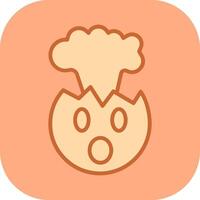 Exploding Head Icon Design vector