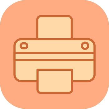 Printer Icon Design vector