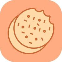 Baking Cookies Icon Design vector