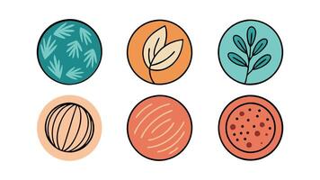 Hand drawn line circle sketch set. Doodle circles collection. Scribble round shape isolated flat illustration on white background. vector