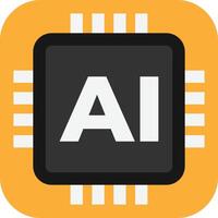 Chip Processor Technology vector