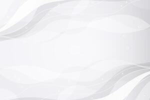 Futuristic abstract white background with soft wavy lines. Modern minimalist design for a clean and elegant look. Perfect for web presentations vector