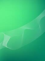Abstract background design in green color with wave lines design. Wallpaper design vector
