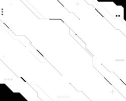 Abstract futuristic technology lines simple blank background vector