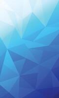 Abstract blue gradient geometric low poly pattern background vector