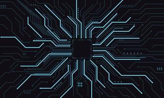 Abstract circuit board technology background vector
