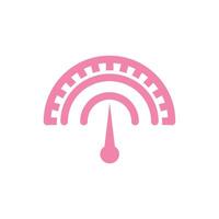 Speedometer icon. Flat design style eps 10. Abstract illustration of simple icon in flat style. Graphic design template elements with application UI themes vector