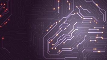 Circuit board background grey. Abstract digital pattern. Chip in futuristic technology design. editable vector